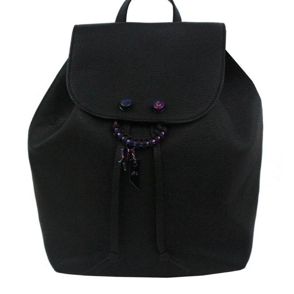 Foley + Corinna Handbags - Black vegan leather backpack